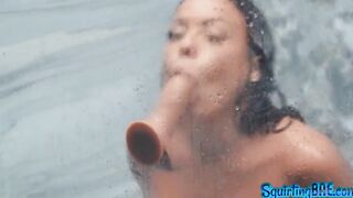 Bigtit Latin squirter sucks before butt nailed from behind