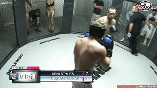 Anal sex with a blonde skank with long titted and