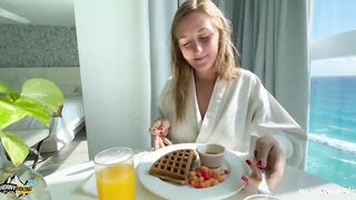 Long Boobies Blonde gets Twat Plowed Rough on Vacation -