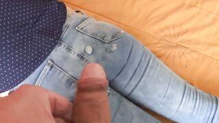 First time latin mother masturbates inside front of stepson and