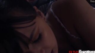 Step Daughter caught her stepmom fucking her Beauty BF