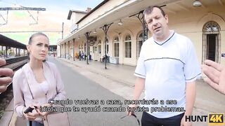 HUNT4K. Greedy Mature Man For Money Lets Lover Have Sex