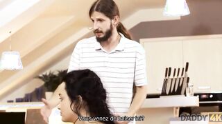DADDY4K. Ukrainian Erica Ebony Can't Tempt boyfriend But Has Sex