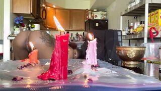 oishiitheebrat~Slim thick african bratty twerking and play
