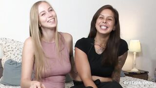 Blonde Goddess Uses a Sex Toy on Her Friend Claire