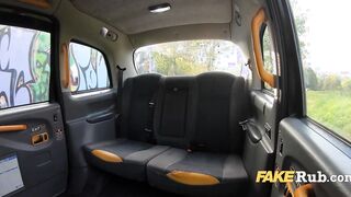 Blonde beauty gets railed by her taxi driver