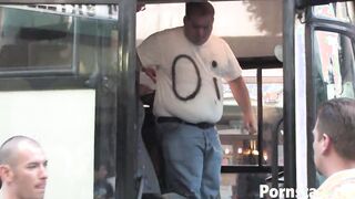 Pornstar Desire Moore Gangbanged In Bus
