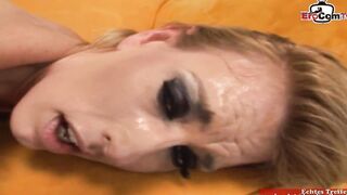 Blonde hoe with natural boobies want the big bbc