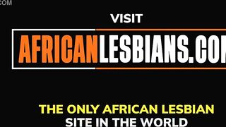 Steaming hot African Lesbo Shower Play and Muffdiving