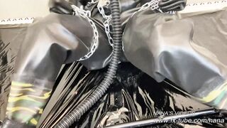 Heavy pvc bdsm and mask