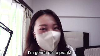 Lucky Bro didn’t Cum inside Lusty Girl’s mouth with hot