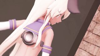 【MMD R-18 yo SEX DANCE】FUTA BEAUTY HUGE PERVERSE ASSS SWEET YUMMY BOOTY 大きなお尻のおいしいお尻 [MMD]