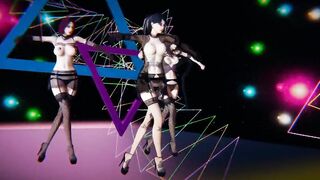 【MMD R-teenie SEX DANCE】 PERVERSE SEXY LONG YUMMY BUTT SWEET EXTREME SATISFACTION おいしいお尻 [MMD]