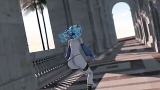【MMD R-19 year old SEX DANCE】HAKU SENSUAL MASTURBA HUGE DICK DANCES AND RESIVE HUGE FUCKセクシーな女の子[MMD]