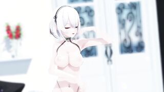 【MMD R-barely legal SEX DANCE】HOT DANCE LOVELY GODDESS BOOTY SWEET SATISFACTION おいしいお尻 [MMD]