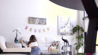 Alex Blake, Lily Adams Nasty Sis Gets Jizzed Surprise