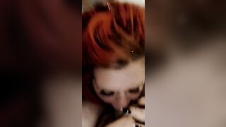 Sucking smoke on daddys dick