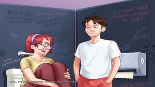 SummertimeSaga - Jerking Off Inside Wc Stall With Lover E1