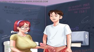 SummertimeSaga - Jerking Off Inside Wc Stall With Lover E1