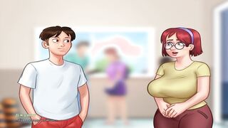 SummertimeSaga - Jerking Off Inside Wc Stall With Lover E1