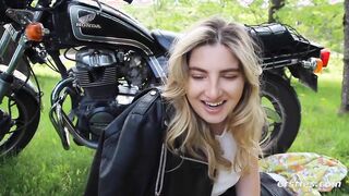Jessica is Getting Crazy inside the Park