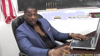 Liz Jordan gets creampied into detention by professor's Huge African