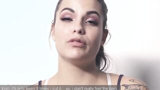 AMATEUR EUROPEAN - Sherly Quinn - Big Boobed Tattooed Amateur Tries