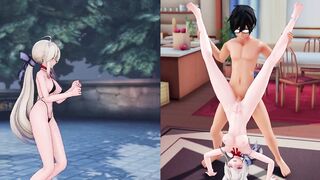 【MMD R-18 year old SEX DANCE】PERFECT LONG BOOTY CUTIE SWEET SATISFACTION EXTREME YUMMY ASS 熱いお尻 [MMD]