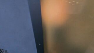 Cougar noticed her stepson peeping at her into the shower