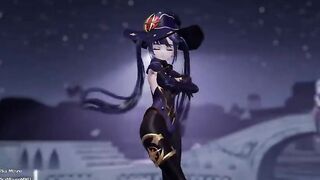 【MMD R-18 yo SEX DANCE】MONA YUMMY BOMBSHELL BOOTY INSANE PERVERSE SATISFACTION LONG LOVELY WHITE BOOTY おいしいお尻 [MMD]