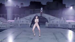 【MMD R-18 yo SEX DANCE】MONA YUMMY BOMBSHELL BOOTY INSANE PERVERSE SATISFACTION LONG LOVELY WHITE BOOTY おいしいお尻 [MMD]