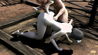 Farmer Milks His Furry bimbos Dog Until He Spits His Cum