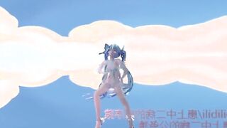 【MMD R-teenie SEX DANCE】MIKU SWEET AMAZING BUTT INSANE TEMPTATION GODDESS BOOTY おいしいお尻 [MMD]