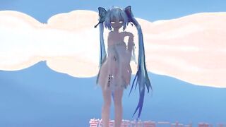 【MMD R-teenie SEX DANCE】MIKU SWEET AMAZING BUTT INSANE TEMPTATION GODDESS BOOTY おいしいお尻 [MMD]