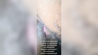 Eating vagina UK London african interracial
