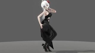 【MMD R-19 year old SEX DANCE】 HAKU PERVERSE BUTT BAE SWEET I DANCED YUMMY EXTREME SATISFACTION ホットお尻 [MMD]