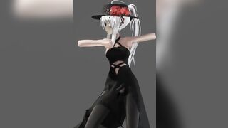 【MMD R-19 year old SEX DANCE】 HAKU PERVERSE BUTT BAE SWEET I DANCED YUMMY EXTREME SATISFACTION ホットお尻 [MMD]