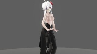 【MMD R-19 year old SEX DANCE】 HAKU PERVERSE BUTT BAE SWEET I DANCED YUMMY EXTREME SATISFACTION ホットお尻 [MMD]