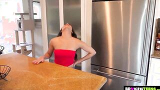 BrokenTeens - Messy Keilani Kita Cleans Off Her Stepfather's Friend