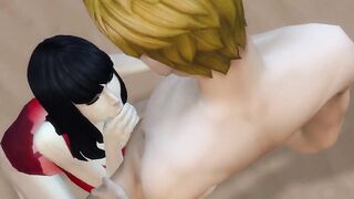 Hinata Banged on the beach