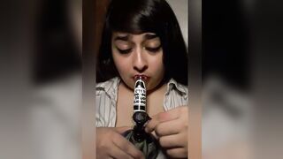 Smoking Quietly so my Bf Doesn't Wake Up