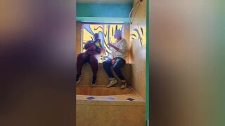 exploring the city & then fucking inside an empty house