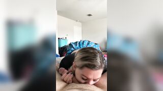 point of view Bordhousewife offer crazy hot fellatio