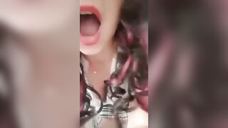 Sexual chick posing you while you jerk