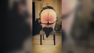 Disciplined with the Cane for bad mouth