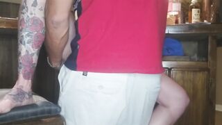 Shaun fucks me from behind and spanks my butt