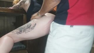 Shaun fucks me from behind and spanks my butt