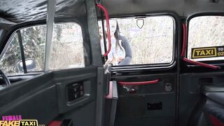 Female Fake Taxi Long Breasted Sofia Lee is Caught with