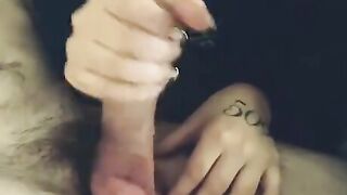 babe fiance blows on my dick for breakfast