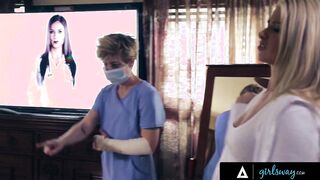 GIRLSWAY Adriana Chechik Becomes A SQUIRTING Nympho After Dr Jelena Jensen Turned Her